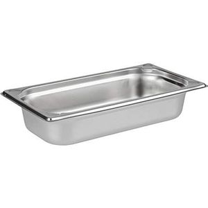 APS 81302 GN 1/3 container, roestvrij stalen gastronorm container, afmetingen 175 x 325 mm/hoogte 650 mm/volume 2,5 liter