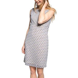 ESPRIT Collection Dames etui jurk van stretch, knielang, grijs (ice 055), XXS