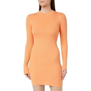 UCY Dames gebreide jurk Mini 12428574-UC01, oranje, S, oranje, S