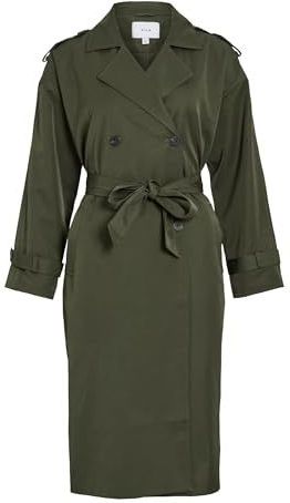 Vila - Addison - Trenchcoat - Knielengte