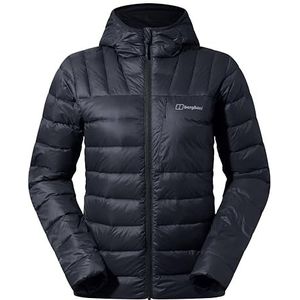 Berghaus Silksworth Donsjack met capuchon voor dames | gewatteerde jas | extra warm | lichtgewicht | opvouwbaar, zwart, 12