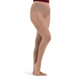 Capezio Women's Hold & Stretch Footed Tight,Caramel,Medium