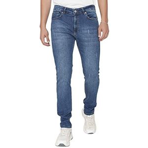 Trendyol Skinny jeans voor heren, Indigo, 33, Indigo, 33W