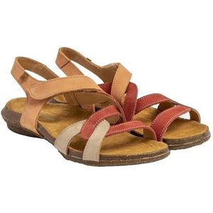El Naturalista N5079S Wakataua, damessandalen, Multi Peach, maat 38, Multi Perzik, 38 EU