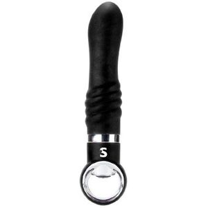 Shots Toys De Chrome 10 Speed Siliconen Vibrator Zwart