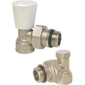 SOMATHERM FOR YOU, KITRADSN, 2-delige handmatige hoekstopkraanset MF1/2 (15x21), SFY complete set, verwarming, Radiatoraccessoires