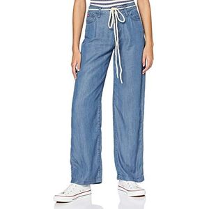 Lee Cooper Dames Wide Leg Pant Casual broek, blauw, standaard