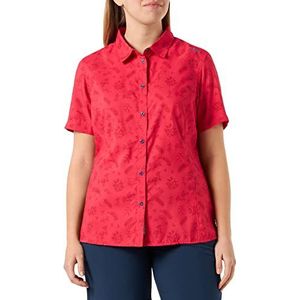 CMP Polyester halve mouwen T-shirt Floral Style Button Down B880, 40 Vrouwen