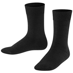 FALKE Uniseks-kind Sokken Comfort Wool K SO Wol eenkleurig 1 Paar, Zwart (Black 3000), 27-30