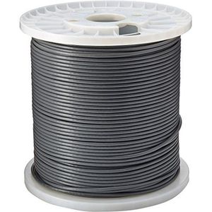 Tripp Lite N222-01K-GY Cat6-Gigabit UTP PVC-ethernet-installatiekabel, grijs, 304,8 m TAA