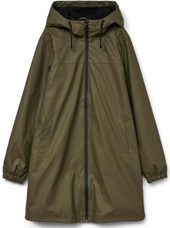 Vero Moda - Vmasta Teddy Coated - Regenjas - Kaki