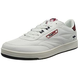 KangaROOS Unisex Rc-Pledge sneakers, Wit K rood, 40 EU