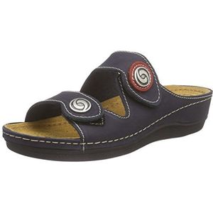 Jana dames 27206 slippers, Blauw Navy 805, 36 EU Breed