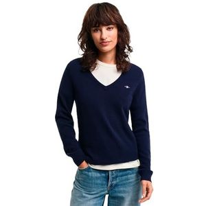 Gant - Gebreide Pullover - Lamswolmix - V-hals