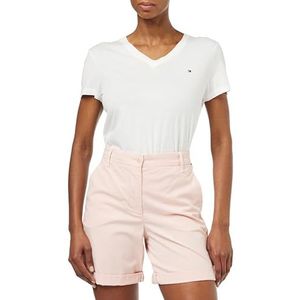 Tommy Hilfiger Dames CO Blend GMD Chino Short Whimsy Roze 34, Whimsy Roze, 60
