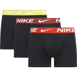 Nike Trunk 3PK ondergoed, Blk-Lightening/PCNT Red/CNMON, S Heren, Blk - Lightening/Pcnt Red/Cnmon, S