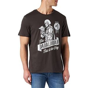 Star Wars MesWMANTS158 heren T-shirt, antraciet, L