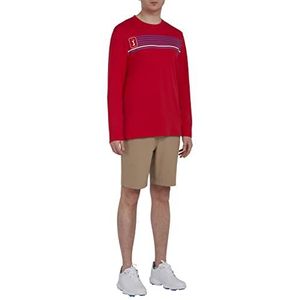 PGA Grafisch T-shirt voor heren, Rood, M