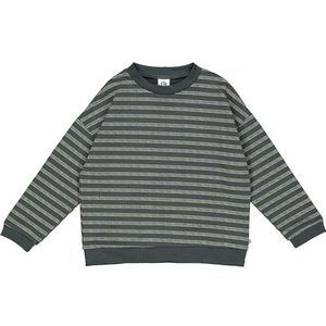 Müsli by GREEN COTTON Sweatshirt  pasteelgeel / donkergroen