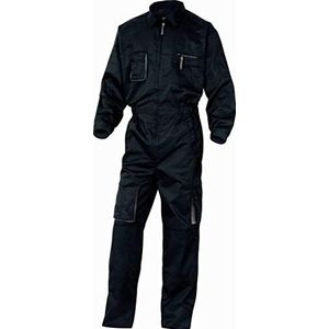 Delta plus Werkkleding, ritssluiting, 65/35 cm, polyester, katoen, zwart, maat XXL