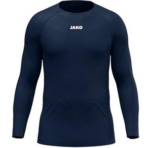 JAKO Kindershirt met lange mouwen Lichtgewicht, Marine, 3XS