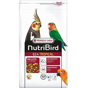 VERSELE-LAGA - NutriBird G14 Tropical - GeÎxtrudeerde pellets - Onderhoudsvoer voor grote parkieten - Multicolor - 3kg