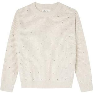 SPRINGFIELD All Over damestrui met metalen klinknagels met kristallen van katoen, Witte print, XL