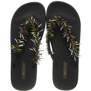The White Brand Confeti teenslippers voor dames, Multi Multi Multi, 39.5 EU