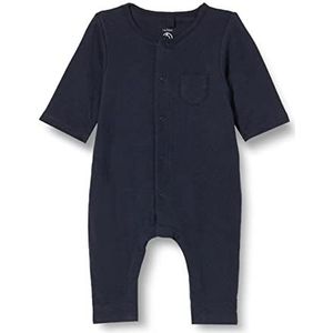 Petit Bateau A050R Babyjumpsuit voor kinderen, uniseks, gemengd, blauw smoking, 6 Maanden