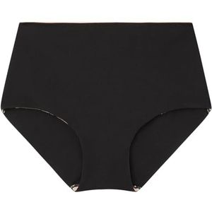 Women'secret Slank ondergoed, hoog zwart ondergoed voor dames, standaard, zwart, L