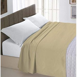 Max Color top Sheet,150x300cm, Duif Grijs, 100% Katoen, ENKEL