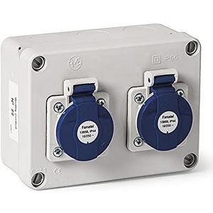 Famatel - Stopcontact - Waterdicht - IP44 - 2P + TTL - 16A - 250V
