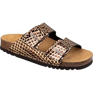 Scholl Josephine damessandalen, Donkerbruin goud, 39 EU