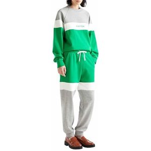United Colors of Benetton Uniseks broek voor volwassenen, groen en grijs 108, 3XL