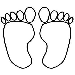 Homemania Badkamertapijt Feet 1, waterbestendig, wit, zwart, van micropolyamide