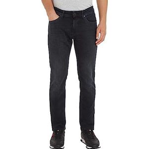 Tommy Jeans Scanton Slim Dyjbk Denim Broek voor heren, Dynamic Jacob Zwart, 27W x 36L