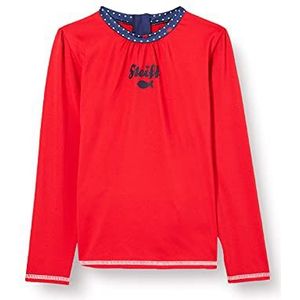 Steiff Meisjes Uv Shirt Zwemshirt Set, true red, 86 cm