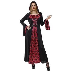Rubies Mysterieus vampierkostuum voor dames, officiële jurk met capuchon, Halloween, carnaval, feest en cosplay