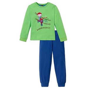 Schiesser Jongens Kn Lange Tweedelige Pyjama, groen (700), 104 cm