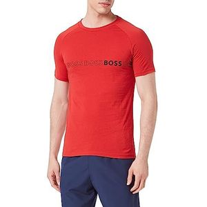 BOSS Heren RN Slim Fit Beach T-Shirt, Bright Red, L, rood (bright red), L