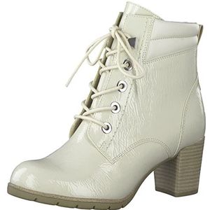 Marco Tozzi Dames 2-2-25122-29 veterlaarzen enkellaarsjes, Cream PAT. CB, 38 EU