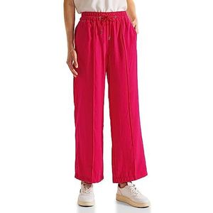 Street One Dames Culotte met hoge tailleband, Intense Berry, 36W x 30L