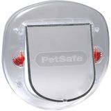 PetSafe Staywell kattenklep ondoorzichtig, 4 sluitopties, telescopisch frame, tunnel, 29 x 29,10 cm, grote katten + kleine honden