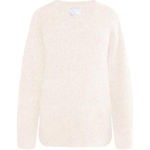 SIVENE Gebreide damestrui, lichtbeige melange, XL/XXL