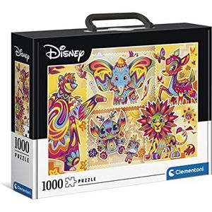 Clementoni 39677- Puzzel 1000 Stukjes In Valigetta Disney Classics Puzzel Voor Volwassenen en Kinderen 10-99 jaar Meerkleurig