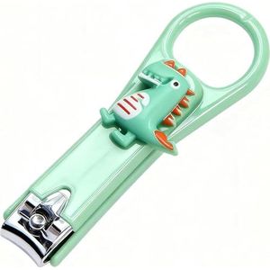 Nagelknipper van karton voor kinderen, roestvrij staal, gebogen bladontwerp, scherp, zonder het pantser te beschadigen, dinosaurus
