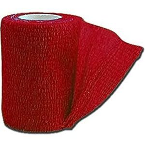 Gima 34739 Elastische codesive Tnt, 4,5 m x 7,5 cm, rood