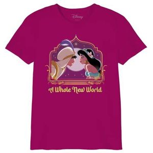 Disney T-shirt voor meisjes, Fuchsia, 8 Jaren