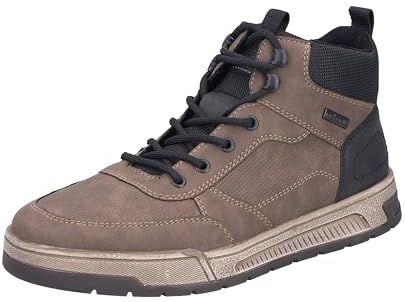 Rieker - 36020 - Veterlaarzen - Taupe/Zwart