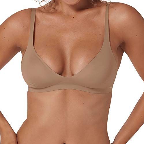 Sloggi Dames Body Adapt T-Shirt Bra Padded BH, Nostalgisch bruin, XS Grote maten